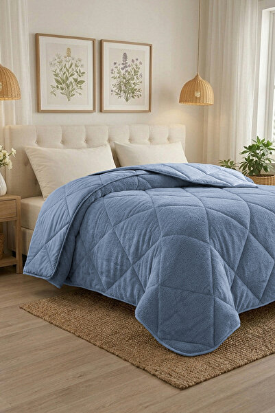 EVA Διπλό Indigo Colored Wellsoft Y Πάπλωμα Ç Διπλής όψης 195 X 215 CM)
