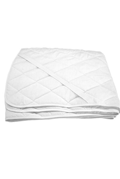 Five Store Quilted Cotton mattress protector with Stretchy, Evolette, White, ...