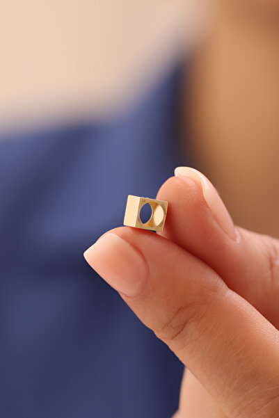 YAVUZ KUYUMCULUK 14 Ayar Altın Küp Kolye Ucu