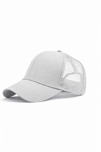 moda nokta Summer Mesh Solid Color Adjustable Back Hat