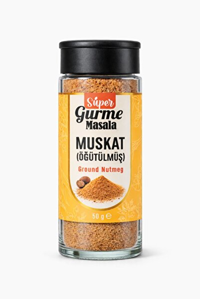 Super Gurme Masala Muskat Tozu 50 g – Öğütülmüş Muskat (Nutmeg)
