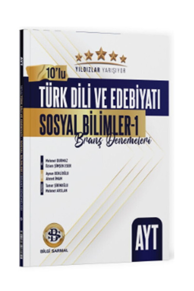 Açı Yayınları Bilgi Sarmal Yıldızlar Yarışıyor AYT Türk Dili ve Edebiyatı Sos...
