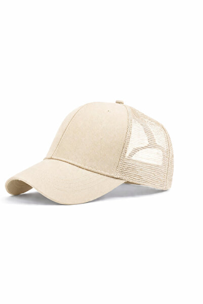 moda nokta Summer Mesh Solid Color Adjustable Back Hat