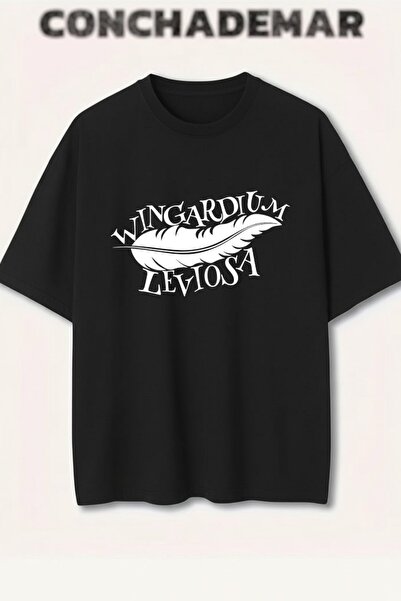 Vordevia Γουίνγκαρντιουμ Λεβίοσα με τύπωμα Πρέμιουμ oversized Βαμβάκι lu T-shirt