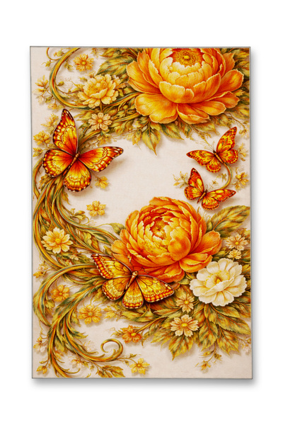 Rugs Modern Halı Mosso Green Theme Flower and Cheetah Figure Patterned Woven ...