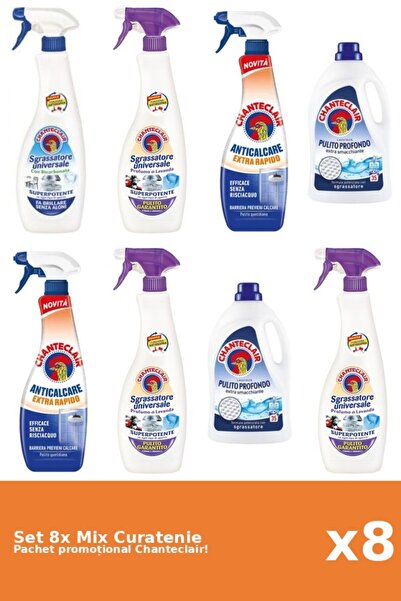 Chanteclair Set of 8 Chanteclair Cleaning Mix: Baking Soda, Rapid, Classic, W...