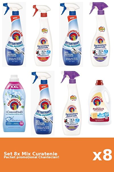 Chanteclair Set 8 Chanteclair Cleansing Mix: Lotus, Strong, White Musk, Marse...