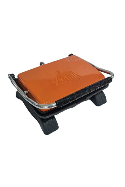 Dökümix Demir Döküm Granite Orange 1800 Watt 4-6 Slice Home-Industry-Buffet T...
