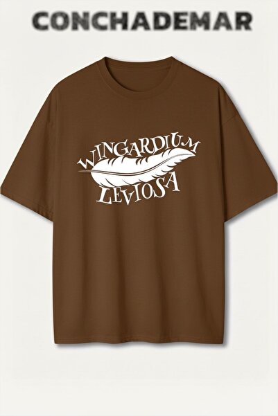 Vordevia Vingardijum Levioza Štampano Premium Oversize kroj Pamuk lu T-shirt