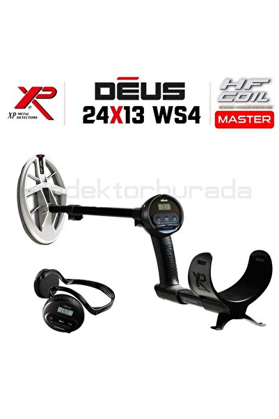 XP DEUS - 24x13cm HF Başlık, WS4 Master