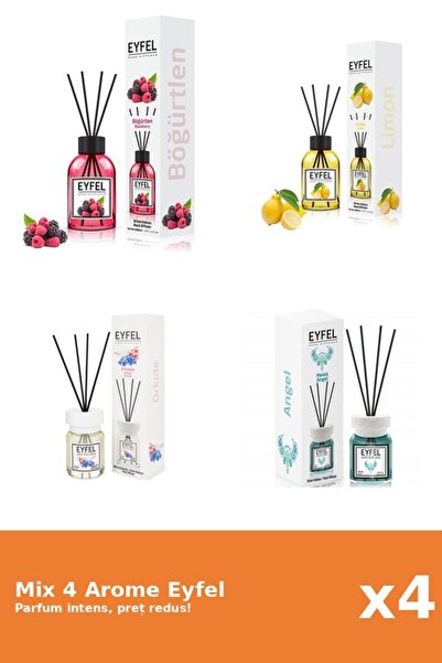 Eyfel Set 4 Mix Eyfel: 1x Angel, 1x Fructe De Padure, 1x Lamaie, 1x Orhidee