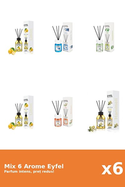 Eyfel Set 6 Mix Eyfel: 1x Acacia, 1x Cool Water, 1x Iasomie, 2x Lamaie, 1x Ma...