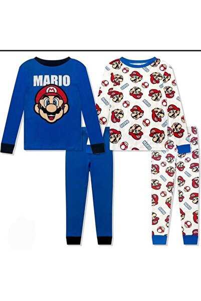 Hasyılmaz Nintendo Super Mario 2-Piece Pajama Set Age 10