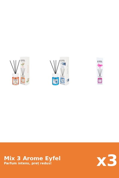 Eyfel Set 3 Mix Eyfel: 1x Acacia, 1x Bubble Gum, 1x Cool Water