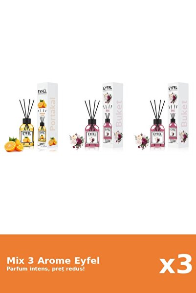 Eyfel Set 3 Mix Eyfel: 2x Bouquet, 1x Portocala