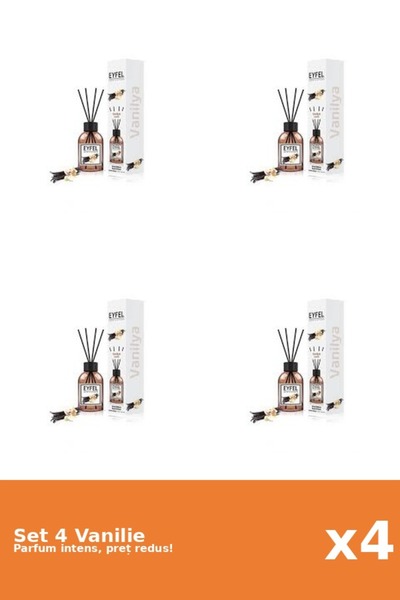 Eyfel Set 4 Odorizant Vanilie, 120 ml