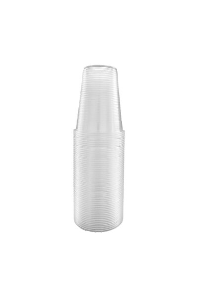 Kullan At Market Plastik Bardak Kalın Şeffaf 180 cc 50 Adet