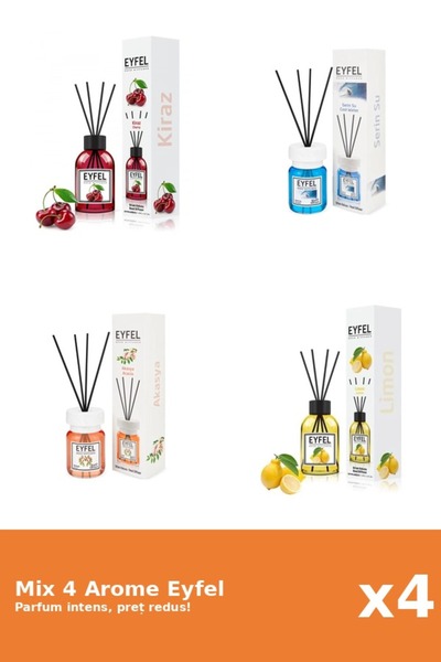 Eyfel Set 4 Mix Eyfel: 1x Acacia, 1x Cirese, 1x Cool Water, 1x Lamaie