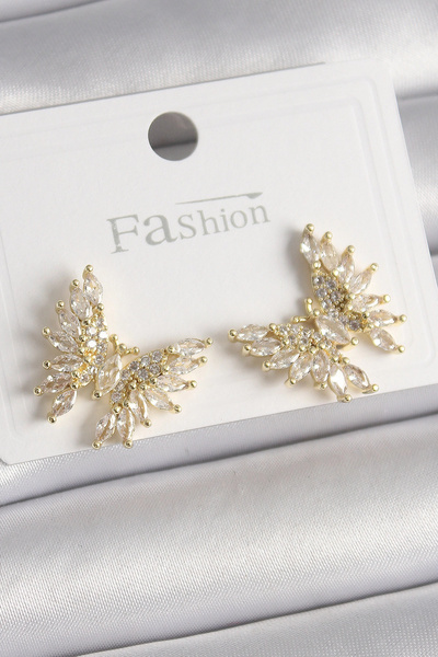 online kapsulavm avm alışveriş Brass Gold Color Zircon Stone Butterfly Model ...