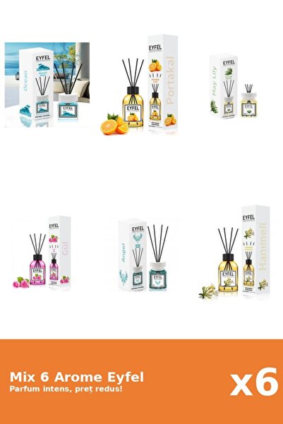 Eyfel Set 6 Mix Variat: 6 arome