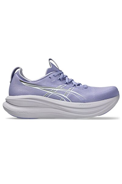 Asics GEL NIMBUS 28 Women's Running Shoes – Bluebell White