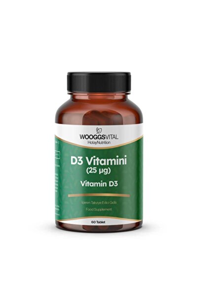 Wooggs Vital Vitamin D3 25 Mcg 60 Tablets