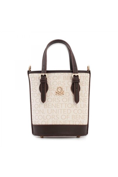 Benetton Bnt_1761 20X16X7 El Bej Kadın Çanta
