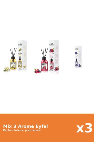 Eyfel Set 3 Mix Eyfel: 1x Fructe De Padure, 1x Mana Maicii Domnului, 1x Zambile