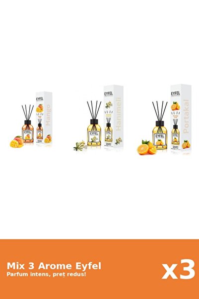 Eyfel Set 3 Mix Eyfel: 1x Mana Maicii Domnului, 1x Mango, 1x Portocala