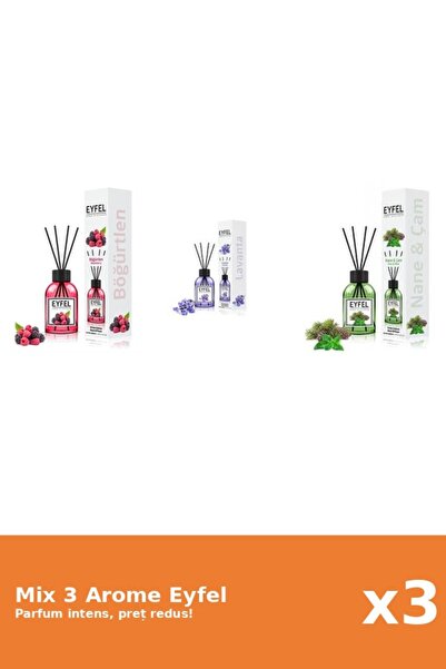 Eyfel Set 3 Mix Eyfel: 1x Fructe De Padure, 1x Lavanda, 1x Pin Si Menta