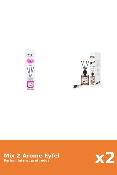 Eyfel Set 2 Mix Eyfel: 1x Bubble Gum, 1x Vanilie