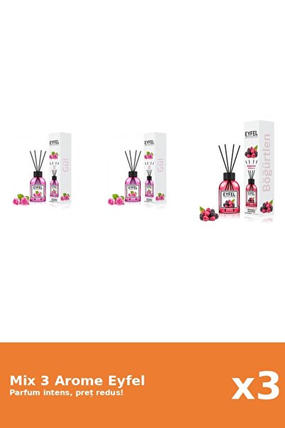 Eyfel Set 3 Mix Eyfel: 1x Fructe De Padure, 2x Trandafir