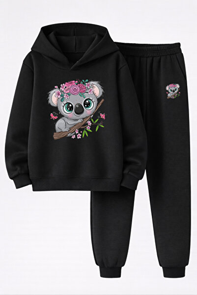 MAGORS Koala Printed 3-Yarn Quality Sweatshirt and Sweatpants Children's Top-...