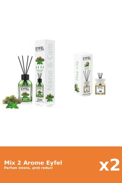 Eyfel Set 2 Mix Eyfel: 1x Lacramioare, 1x Pin Si Menta