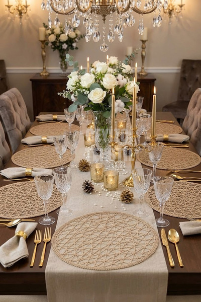 Empressco 6'lı Kahve Amerikan Servis Supla Takımı, şık ve kullanışlı altlıklar