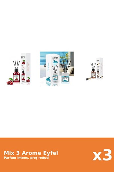 Eyfel Set 3 Mix Eyfel: 1x Cirese, 1x Ocean, 1x Vanilie