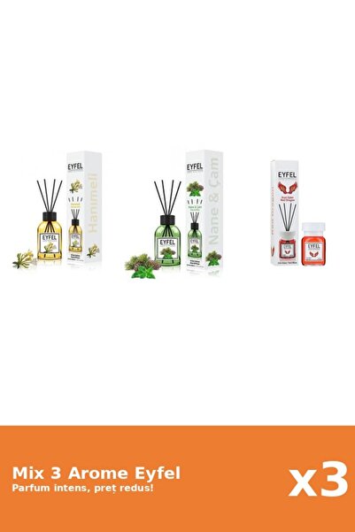 Eyfel Set 3 Mix Eyfel: 1x Mana Maicii Domnului, 1x Pin Si Menta, 1x Red Dragon