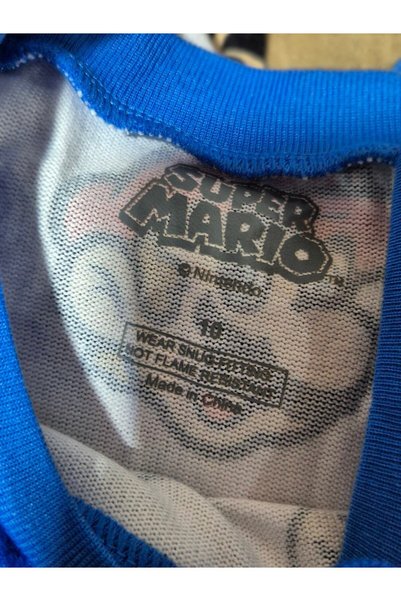 Hasyılmaz Nintendo Super Mario 2-Piece Pajama Set Age 10