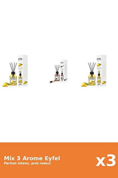 Eyfel Set 3 Mix Eyfel: 2x Ananas, 1x Vanilie