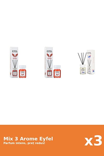 Eyfel Set 3 Mix Eyfel: 1x Orhidee, 2x Red Dragon