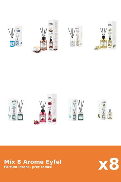 Eyfel Set 8 Mix Variat: 7 arome