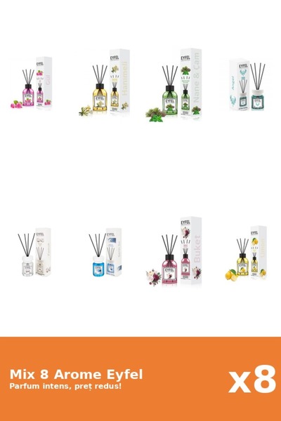 Eyfel Set 8 Mix Variat: 8 arome