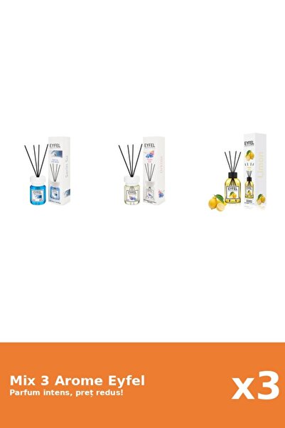 Eyfel Set 3 Mix Eyfel: 1x Cool Water, 1x Lamaie, 1x Orhidee