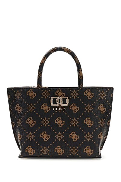 Guess Emelie Logolu Mini Kadın Kahverengi El Çantası HWGP9928750-ESL