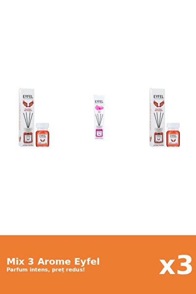 Eyfel Set 3 Mix Eyfel: 1x Bubble Gum, 2x Red Dragon