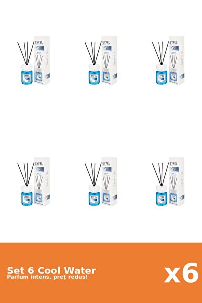 Eyfel Set 6 Odorizant Cool Water, 120 ml