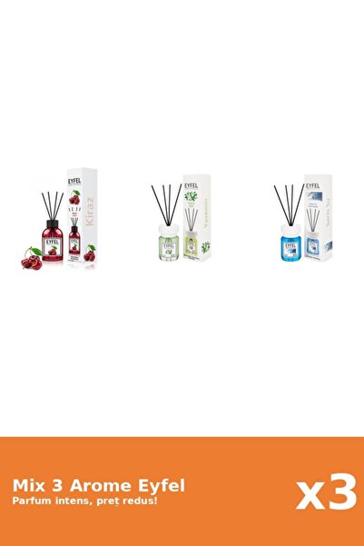 Eyfel Set 3 Mix Eyfel: 1x Cirese, 1x Cool Water, 1x Iasomie