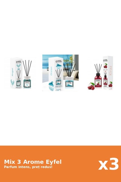 Eyfel Set 3 Mix Eyfel: 1x Angel, 1x Cirese, 1x Ocean