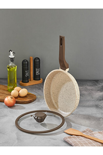 PoloChef Pearl Casting Pan with Cover 28 cm