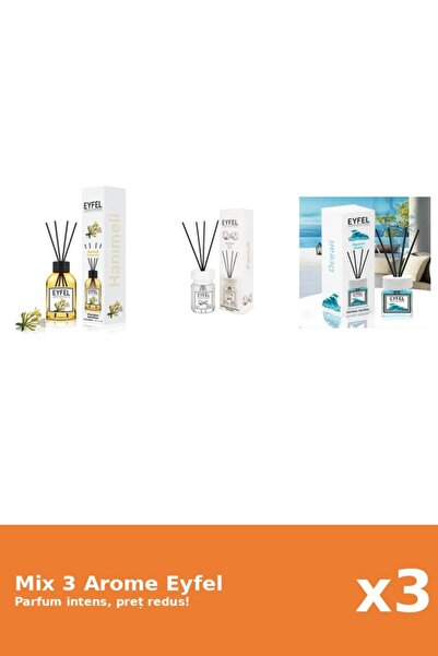 Eyfel Set 3 Mix Eyfel: 1x Bumbac, 1x Mana Maicii Domnului, 1x Ocean